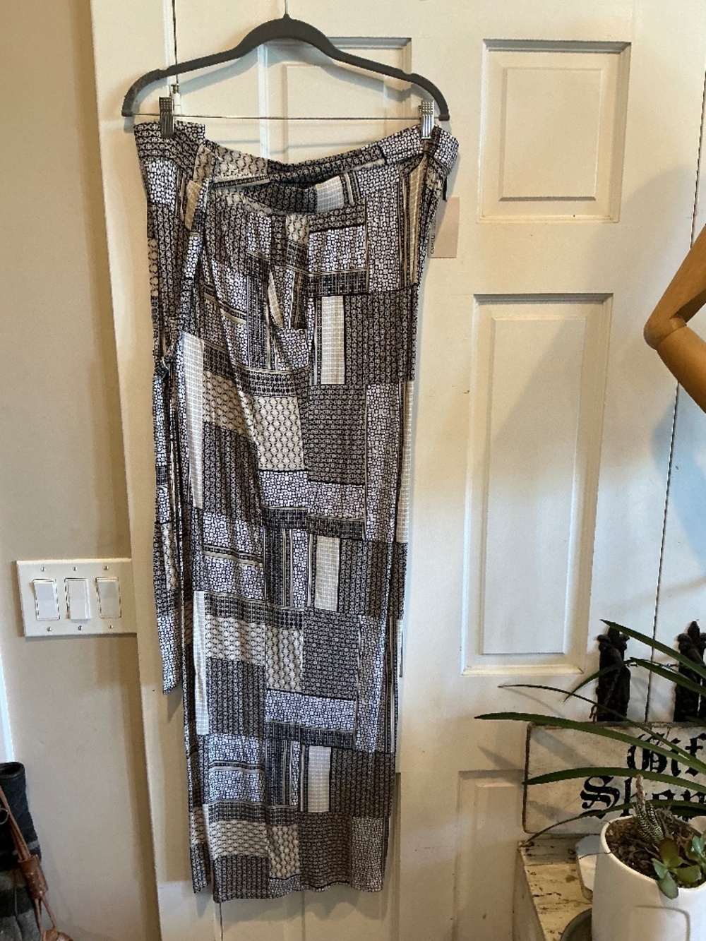 Brand new Capsule pants!  Patterned patched look pull on with ties! Plus size 24